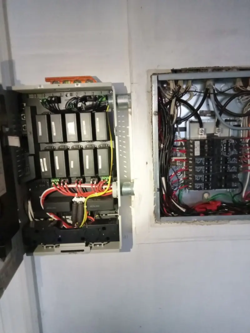 Electrical panel upgrade completed for Security Camera Wiring in South Bay